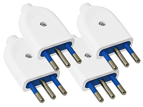 3 Spine Elettriche Europee Piatte - 250V 2,5A | Design Salvaspazio Per Elettrodomestici - Foto 7