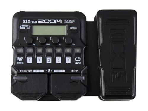 ZOOM �Y�[�� G1X FOUR �M�^�[�p Multi-Effects Processor �y�_���t��