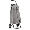 ROLSER I-Max Tweed 2 Wheel Foldable Shopping Trolley - Gray