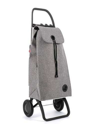 ROLSER I-Max Tweed 2 Wheel Foldable Shopping Trolley - Gray