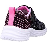 Skechers Girl's Dreamy Dancer Radiant Rogue Sneaker, Czarna lawendowa siatka Multi Trim, 35 EU