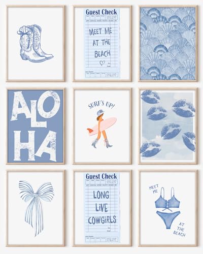 Kizbok Coastal Cowgirl Room Decor, Coastal...