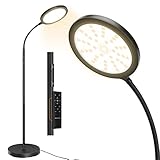 Arslly Floor Lamp,Led Floor Lamps for Living Room with Remote, 24W Reading Lamps Floor Standing for