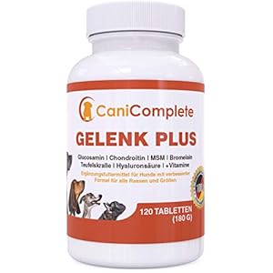 CaniComplete – Complément alimentaire avancé pour les articulations pour chien : Griffe Du Diable, MSM, Chondroïtine, Glucosamine, Collagène, Vitamine B, etc. Instructions en français sur la photo 5