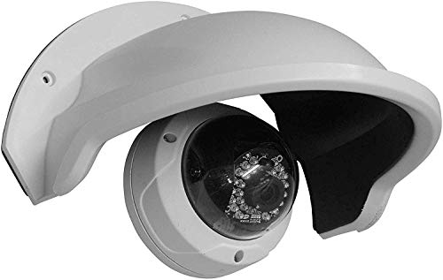 SDS DS-1250ZJ Universal Sun Rain Shade Camera Cover Shield for Cover Shield for Nest/Ring/Arlo/Dome/Bullet Outdoor Camera (1 Pack, Black)