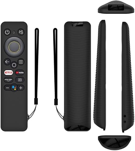 Tv Remote Silicone Protective Case Compatible With Y41 Remote (32/43 Inch) - Anti-Drop, Black