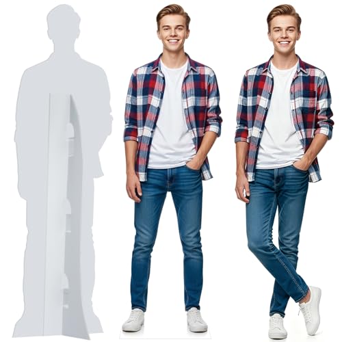 111PRINT Life Size Cardboard Cutout, 5-7ft Standup, Personalized Cutouts for Parties, Weddings, Birthday, Graduations, Custom Standee Cut Out for Event Decorations, Photo Gifts