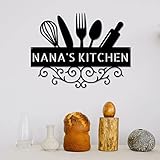 Custom Kitchen Name Sign, Personalized Kitchen Metal Sign, Chef Kitchen Wall Decor, Farmhouse Kitche