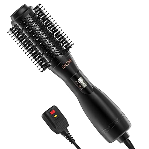 Hair Dryer Brush, Hot Air Blow Dryer Brush With Oval Barrel, One-Step Volumizer And Styler In One #TOP12