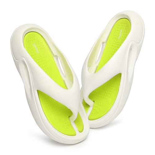Image of YOHO Sponge Flip Flops for Men | Orthopedic Slippers & Mild Acupressure | Waterproof Monsoon Footwear | Dual Tone EVA Footbed