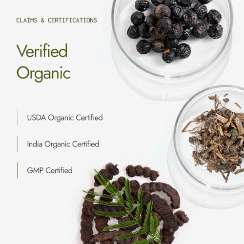 Image of Kapiva Organic Amla, Reetha, Bhringraj & Shikakai Powder | Prevents Dandruff | High Vitamin C | Conditions Hair | Natural Shampoo & Conditioner