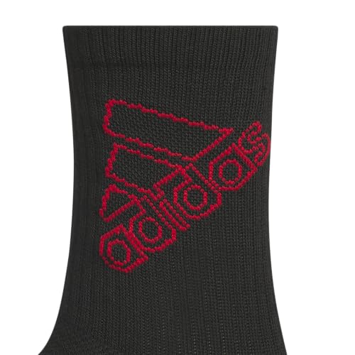Image of adidas Kids Athletic Cushioned 6-Pack Crew (Little Kid /Big Kid /Adult)