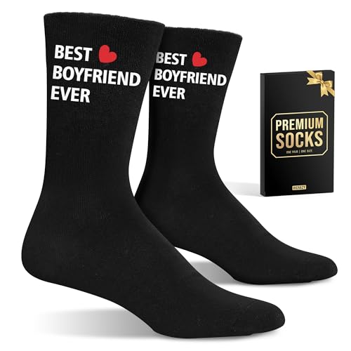 VICRAZY Boyfriend Socks - Best Boyfried Ever, Boyfriend