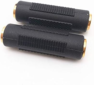 Audio Adapter 3.5mm Stereo Female to Female Audio Adapter Connector Extended Jack Durable