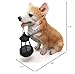 MONMOB Dog Solar Statues Cute Corgi Solar Light for Outdoor Garden Halloween Decorations Christmas Decor Lawn Decor Patio Balcony Yard Ornament Ideal Gifts for Women, Mom or Birthdays