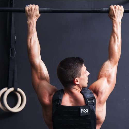 Image of Northgym Adjustable Weighted Vest /Incl. 3D Weight Plates in 14lbs / 20lbs / 30lbs / 42.5lbs - Optimized Weight Distribution and with Curved Plates for Running, Functional Training and Working Out