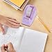 Desktop Tape Dispenser Purple with Weighted Nonskid Base - Includes 6 Rolls of Transparent Tape (0.71 Inch x 1000 inches Each)