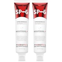 2PCS-SP-6 Whitening Toothpaste, Teeth Whitening, Enamel-Safe, Fluoride-Free, Fresh Mint, Fresh Breath