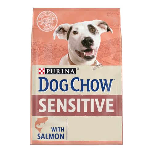 Purina Dog Chow Pienso para Perro Adulto con Digestión Sensible con Salmón, saco de 14kg