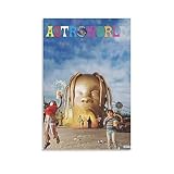 Travis Scott Astroworld Canvas Poster Bedroom Decoration Landscape Office Valentine's Birthday Gift Unframe-style12x18inch(30x45cm)