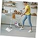 NOLITOY 1set Household Dustpan and Broom Set Handle Soft Bristle Broom and Dustpan for Efficient Floor Cleaning Home Office and Dormitory Easy Storage Lightweight Design Set