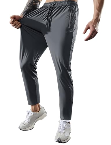 Gihuo Men's Hiking Pants Quick-Dry Lightweight Sweatpants Outdoor Stretch Athletic Fishing Pants Running Workout2