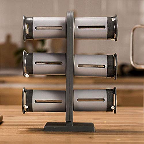 Porta Temperos Magnetico Condimentos 6 Peças Cozinha Casa Restaurante Ima Suporte Geladeira