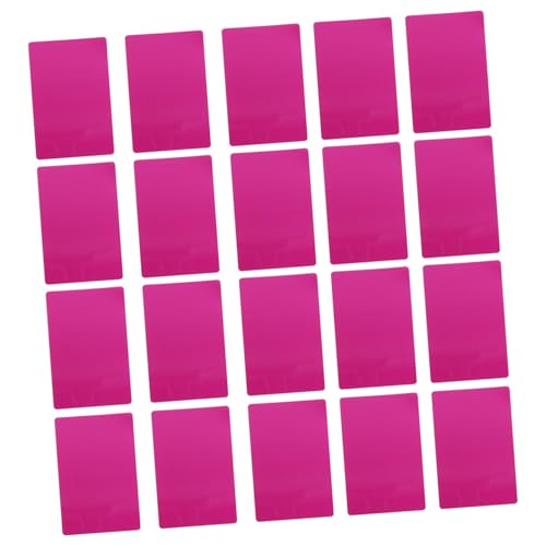 VILLFUL 50個 メタル ビジネス カード アルミ 印刷 パーソナライズ ビジネス カード ラベル 空白