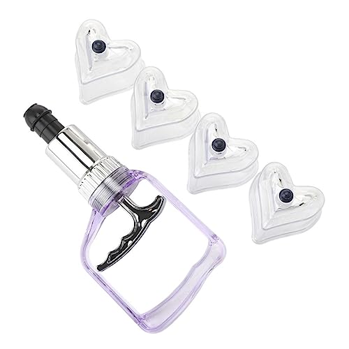 Kit de ventosas manuales con bomba de vacío para terapia de cupping en casa, seguro para masajes corporales y faciales, succión fuerte miniatura 1