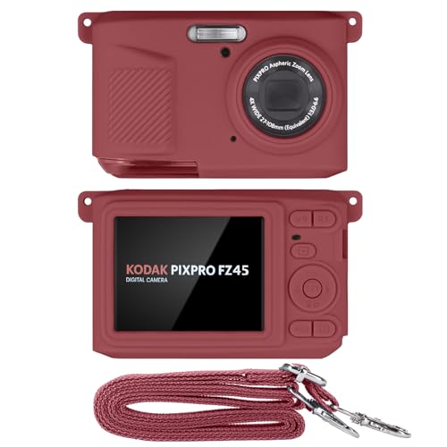 Baval �V���R�[���J�o�[�P�[�X Kodak PIXPRO Friendly Zoom FZ45 16MP �f�W�^���J�����p (���b�h�P�[�X)