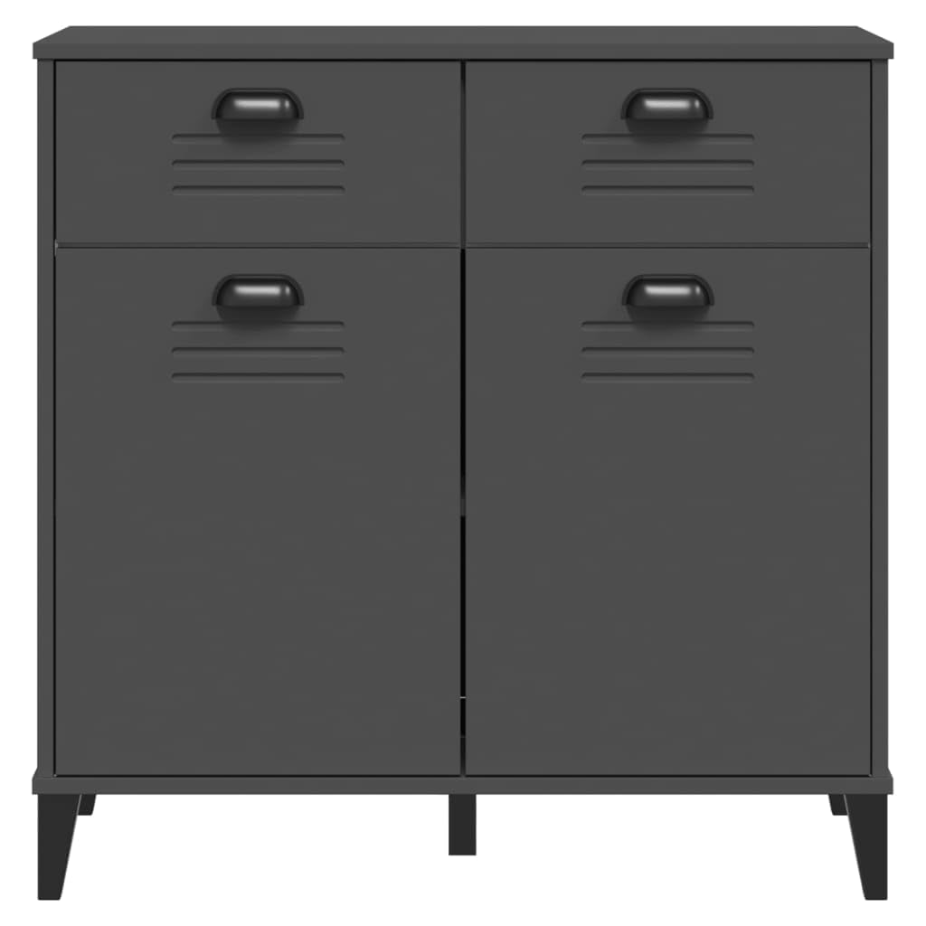 Credenza VIKEN antracite, 80 x 40 x 80 cm, in legno
