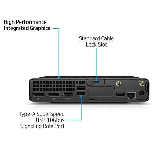Image of HP 2023 Elite Mini 800 G9 PC Business Desktop Computer, 12th Intel 16-Core i9-12900 up to 5.1GHz, 64GB DDR5 RAM, 2TB PCIe SSD, WiFi 6E, BT 5.2, Keyboard and Mouse, Windows 11 Pro, BROAG Cable
