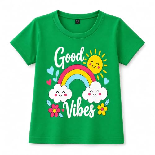 Image of T2F Girls Regular Fit T-Shirt (Pack of 5)