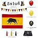 Hades Spanish Party Decorations – Spain Decorations – Spanish Photo Props – Spain Themed Party Decor – Spanish Theme Party Supplies – Spanish Flag Birthday Supplies for Adults and Kids