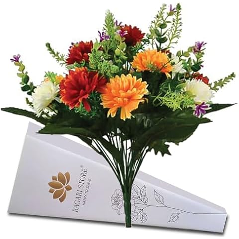 Bagari Large Mixed Bush Grave Flowers Cover