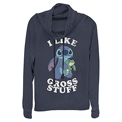 Stitch haut confortable femme fini les pulls tristes grâce au col bénitier Disney