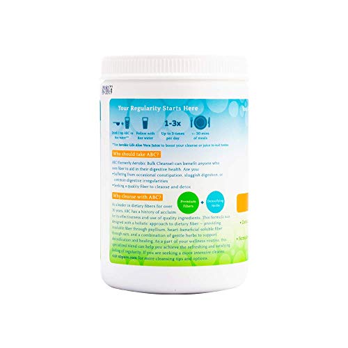 Aerobic Life ABC Multi-Fiber Blend Dietary Fiber and Detox Cleanse Powder, 352 Grams