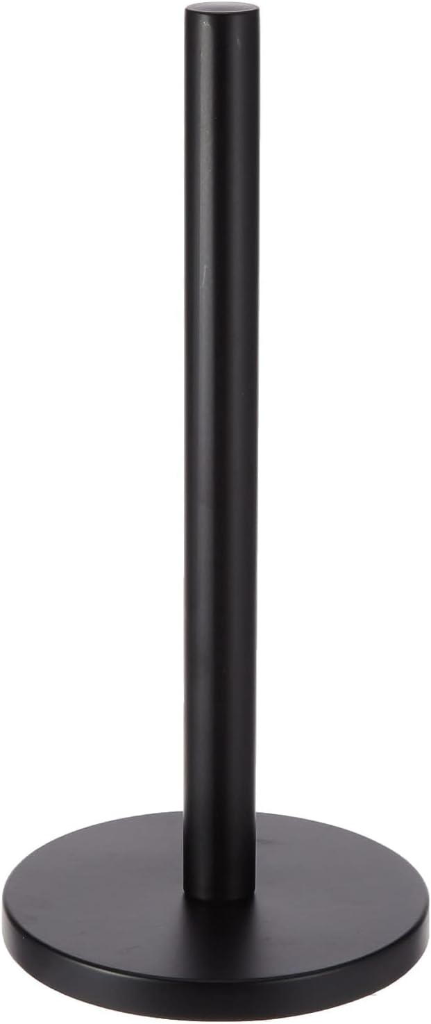 Vague Stainless Steel Paper Towel Holder. Black