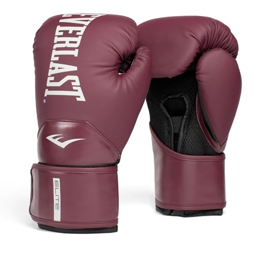 Image of Everlast Elite 2 Boxing Gloves - Secure Fit, Impact Absorption, Breathable, Wrist Support, Splint-Style Foam - Adult Size, Great for Boxing, Sparring, Heavy Bag Workouts, Mitt Work