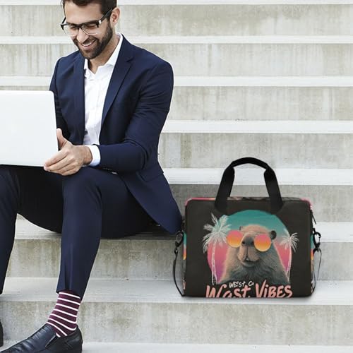 Funda para portátil 15.6 pulg con asa y correa de hombro miniatura 3