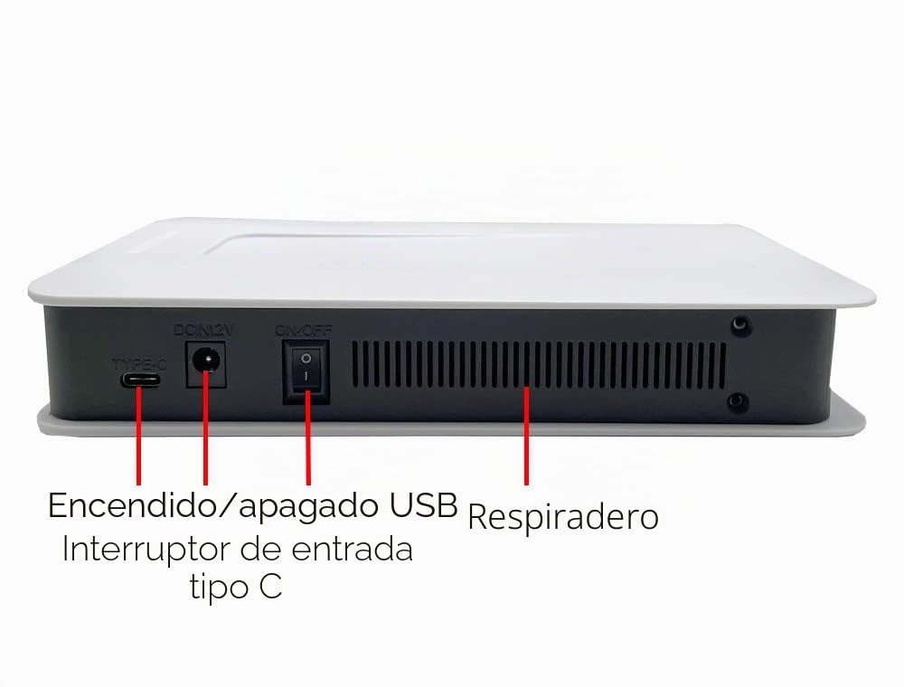 Disco duro externo para juegos serie PRO-T5 de 3 TB USB 3.0 para consola de juegos PS5 (blanco)