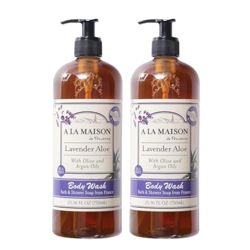 A LA MAISON Body Wash (25.36 Fl Oz (Pack of 2), Lavender Aloe)