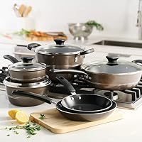 Tramontina Sicilia 10-Pc Non Stick Pots and Pans Set with Glass Lids — image 2
