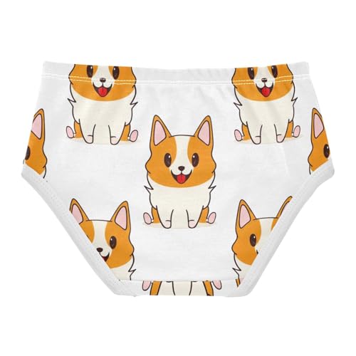 Cute Cartoon Dogs White Girls Underwear Toddler 2t Cotton Panties Little Girl Personalized Briefs Kids Undies2