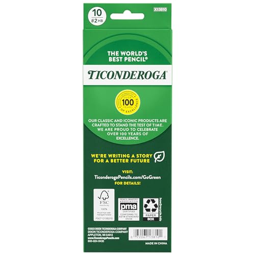 Ticonderoga DIX13810 Wood-Cased Pencils, Pre-Sharpened thumb #1