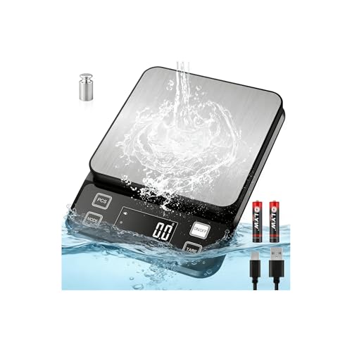 Diyife 防水はかり 10KG 0.1g Type-C充電