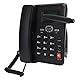 Goshyda Tischtelefon, GSM-Schnurtelefon mit Externer Antenne, Unterstützt Klingelton für Mehrere Nachrichten/Wahlwiederholung/Freisprechfunktion/Wecker/Telefonbuch