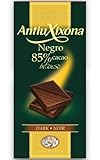 Antiu Xixona Chocolates Premium - Intenso Sabor y Aroma - Sin Gluten - Tableta de Chocolate Negro 85% Cacao de 100g