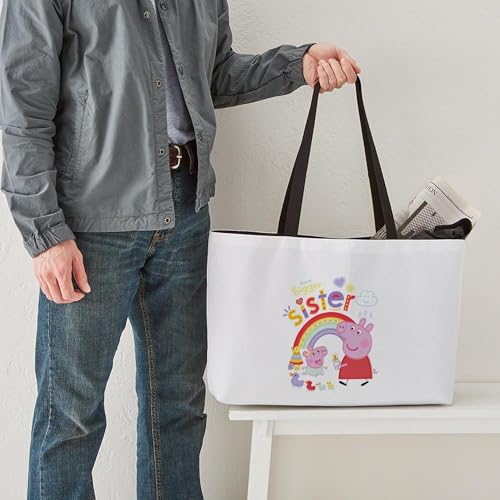 CafePress Peppa Pig: Even Bigger Sister 24"x13" Large Weekender Tote3