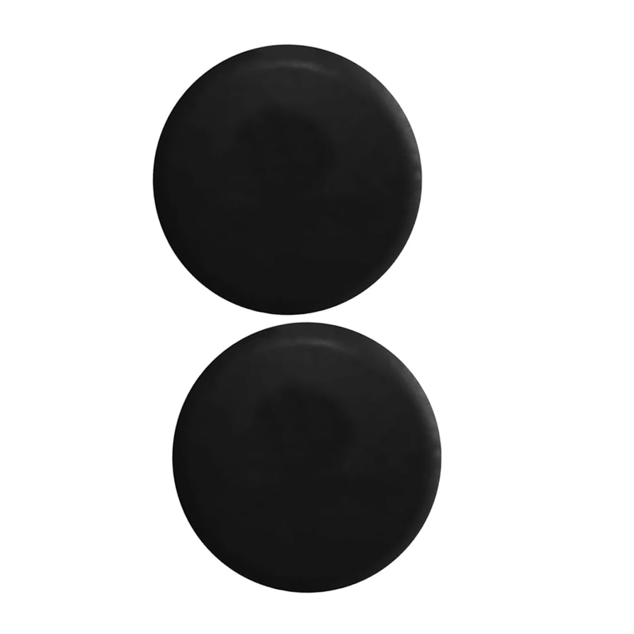 Artibetter 2 Pezzi Copriruota di Scorta Copertura Ruota di Scorta in Pvc Nero per Camper e Rimorchio Protegge Dai Detriti Costruzione Heavy Duty
